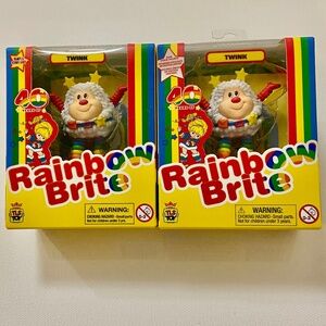 TWINK Chase Glow in the Dark & Common Rainbow Brite 2.5" Figures‎
